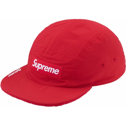 Supreme Polartec® Shearling Reversible Camp Cap - Red