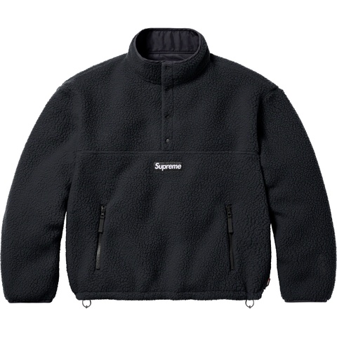 Supreme Polartec® Shearling Reversible Pullover - Black