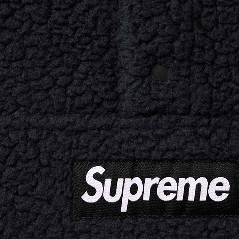 Supreme Polartec® Shearling Reversible Pullover - Black
