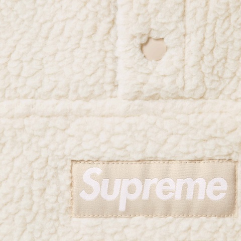 Supreme Polartec® Shearling Reversible Pullover - Natural