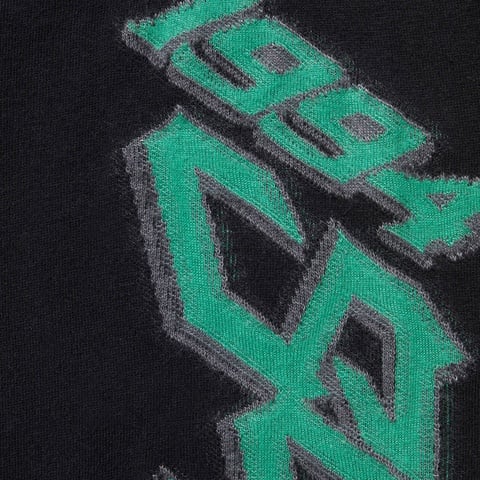 Supreme Racing Intarsia L/S Top - Black