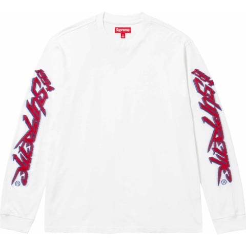 Supreme Racing Intarsia L/S Top - White