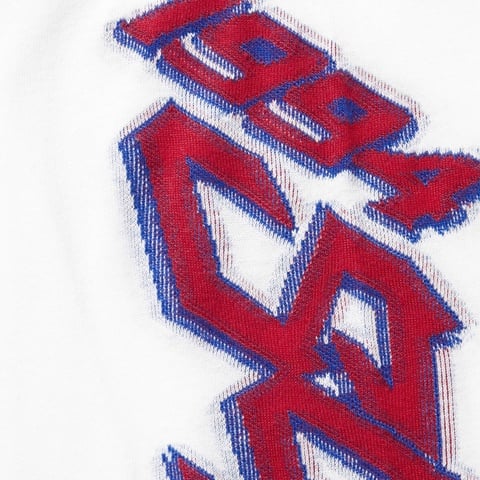 Supreme Racing Intarsia L/S Top - White