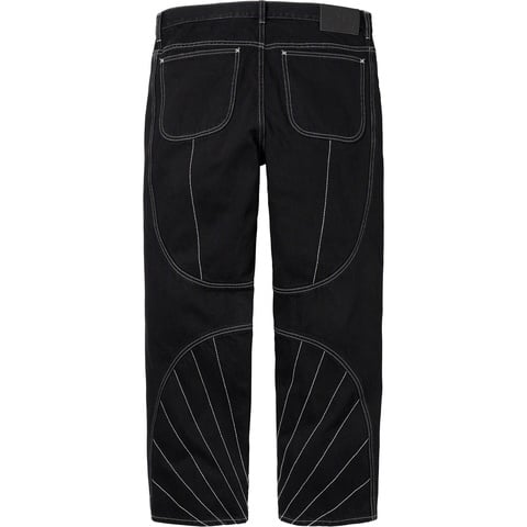 パンツ supreme radial embroidered loose fit 34 Radial Embroidered Loose Fit Jean - Supreme