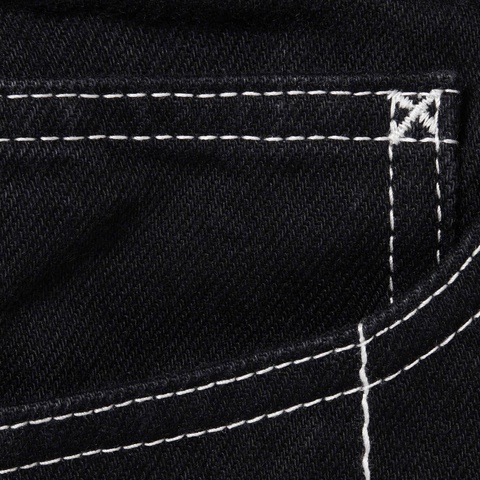 Radial Embroidered Loose Fit Jean - Supreme