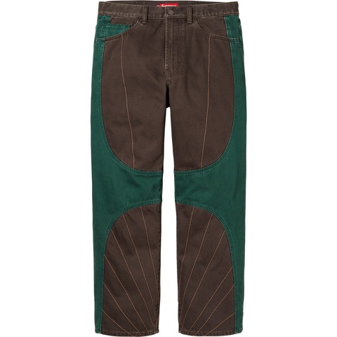 Radial Embroidered Loose Fit Jean - Supreme