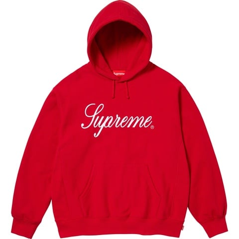 Raised Script Hooded Sweatshirt - fall/winter 2023 - Supreme