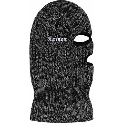 Supreme Reflective Balaclava - Black