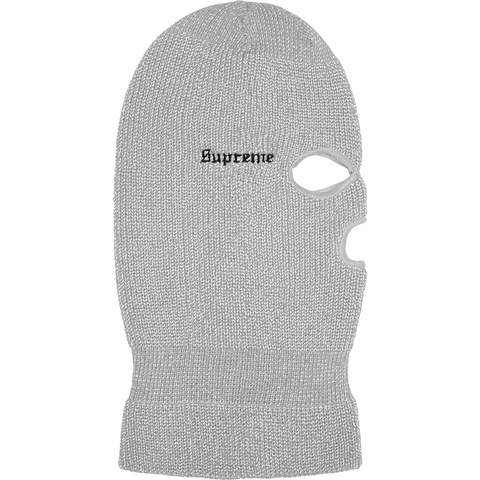 Supreme Reflective Balaclava - Grey