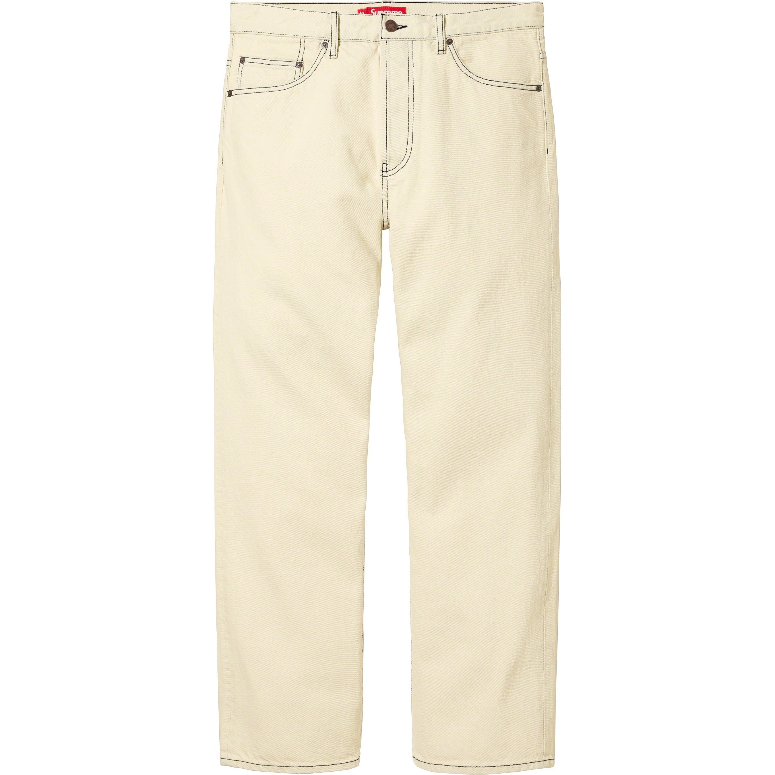 Supreme Regular Jean (FW23) - Bleached - $158