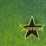 Supreme Regular Jean (FW23) - Overspray Green