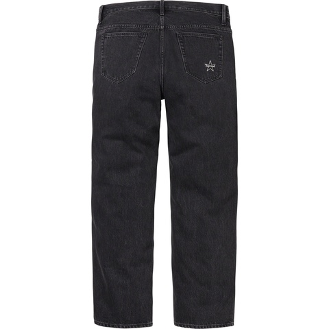 パンツ supreme 26ss week1 regular jean black 30 Regular Jean - fall/winter 2023 - Supreme