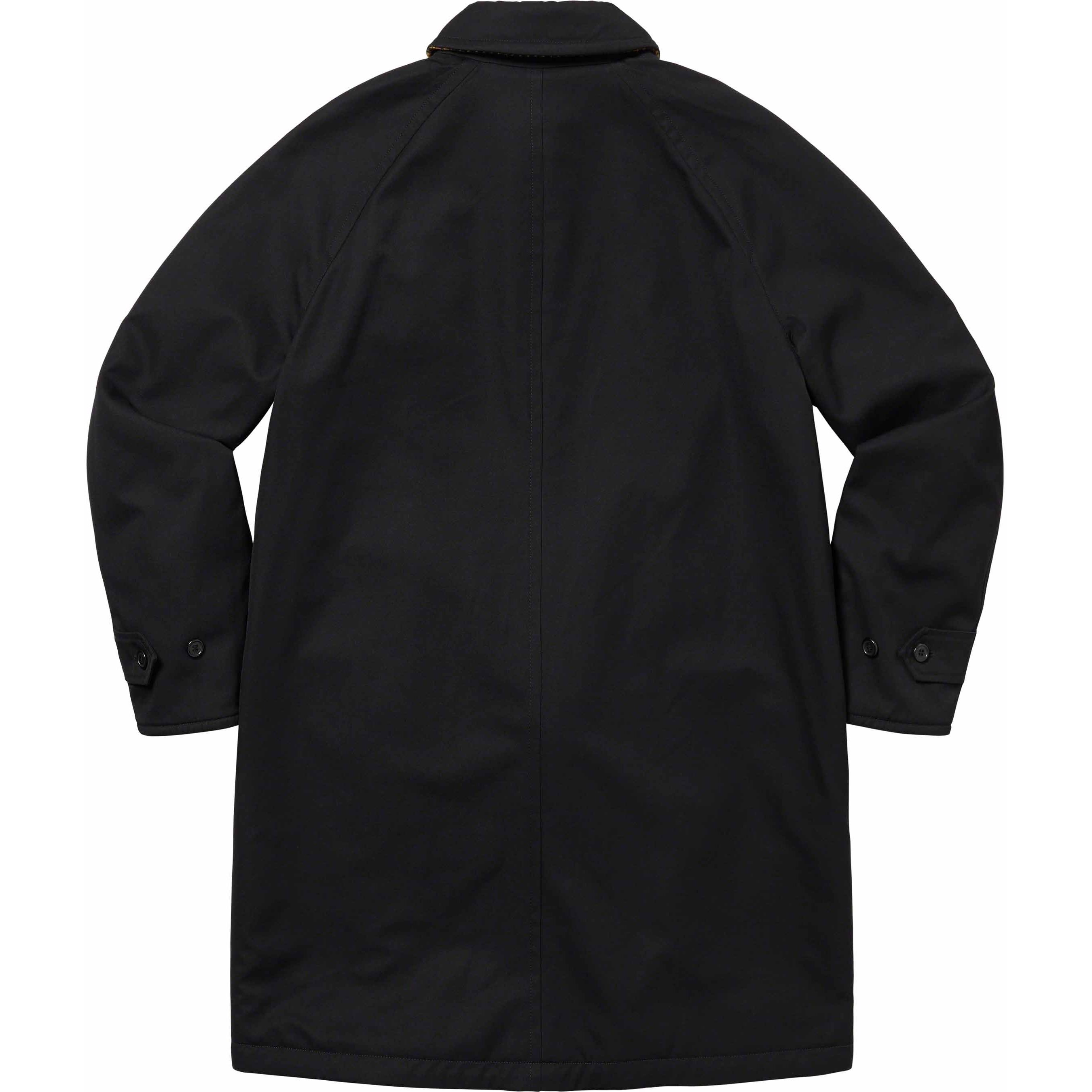 Supreme Reversible Houndstooth Overcoat (FW23) - Black - $798