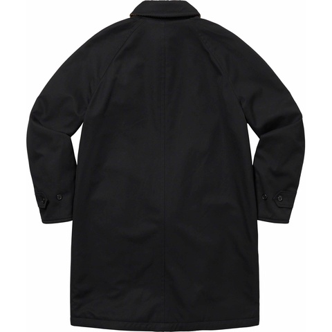 Supreme Reversible Houndstooth Overcoat - Black