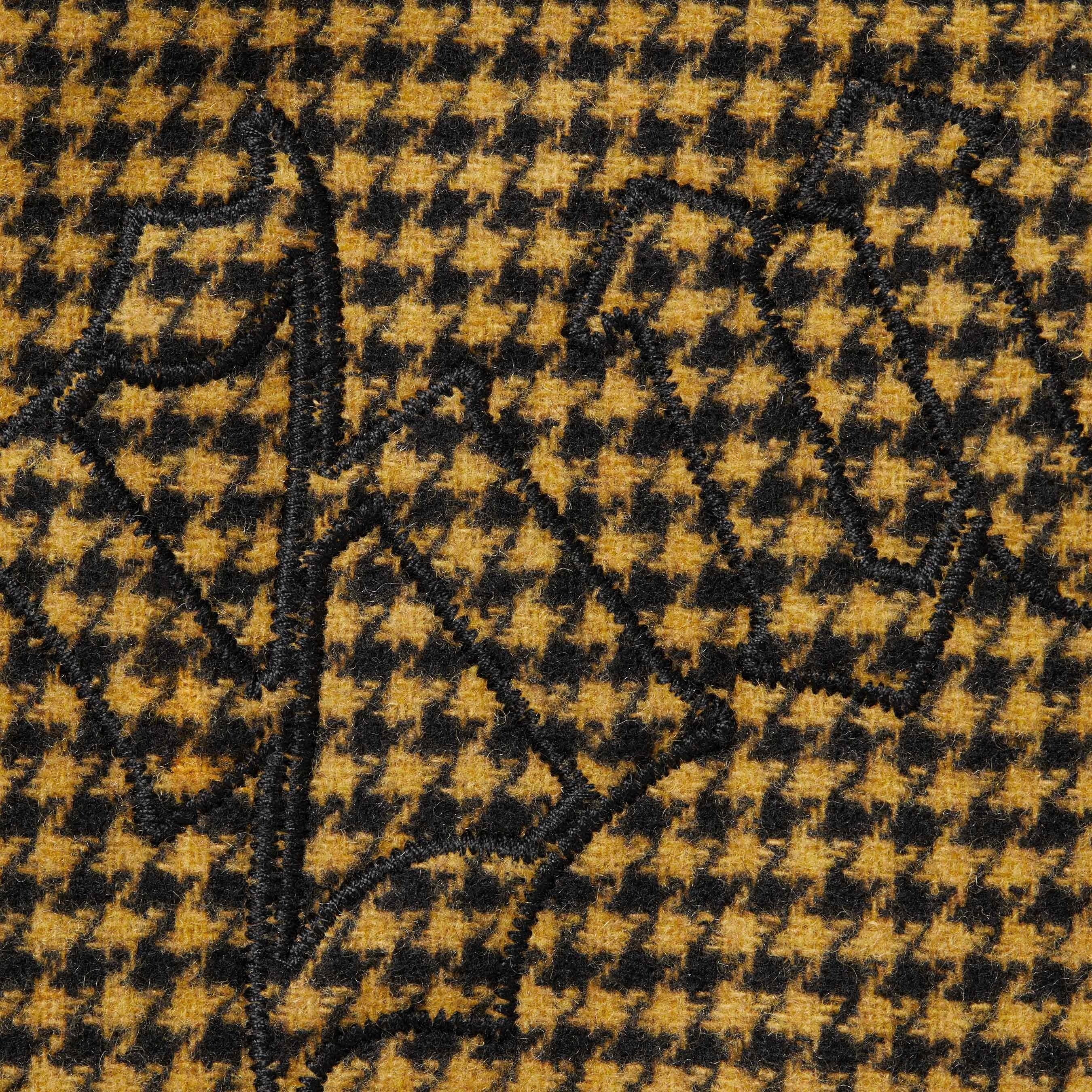 Supreme Reversible Houndstooth Overcoat (FW23) - Black - $798