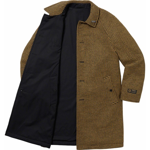 ジャケット・アウター Supreme Reversible Houndstooth Overcoat Supreme Reversible Houndstooth Overcoat Tan メンズ - FW23 - JP