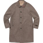 Supreme Reversible Houndstooth Overcoat (FW23) - Tan