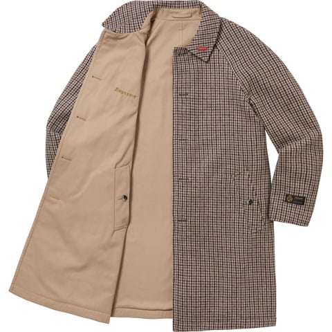 Reversible Houndstooth Overcoat - fall/winter 2023 - Supreme