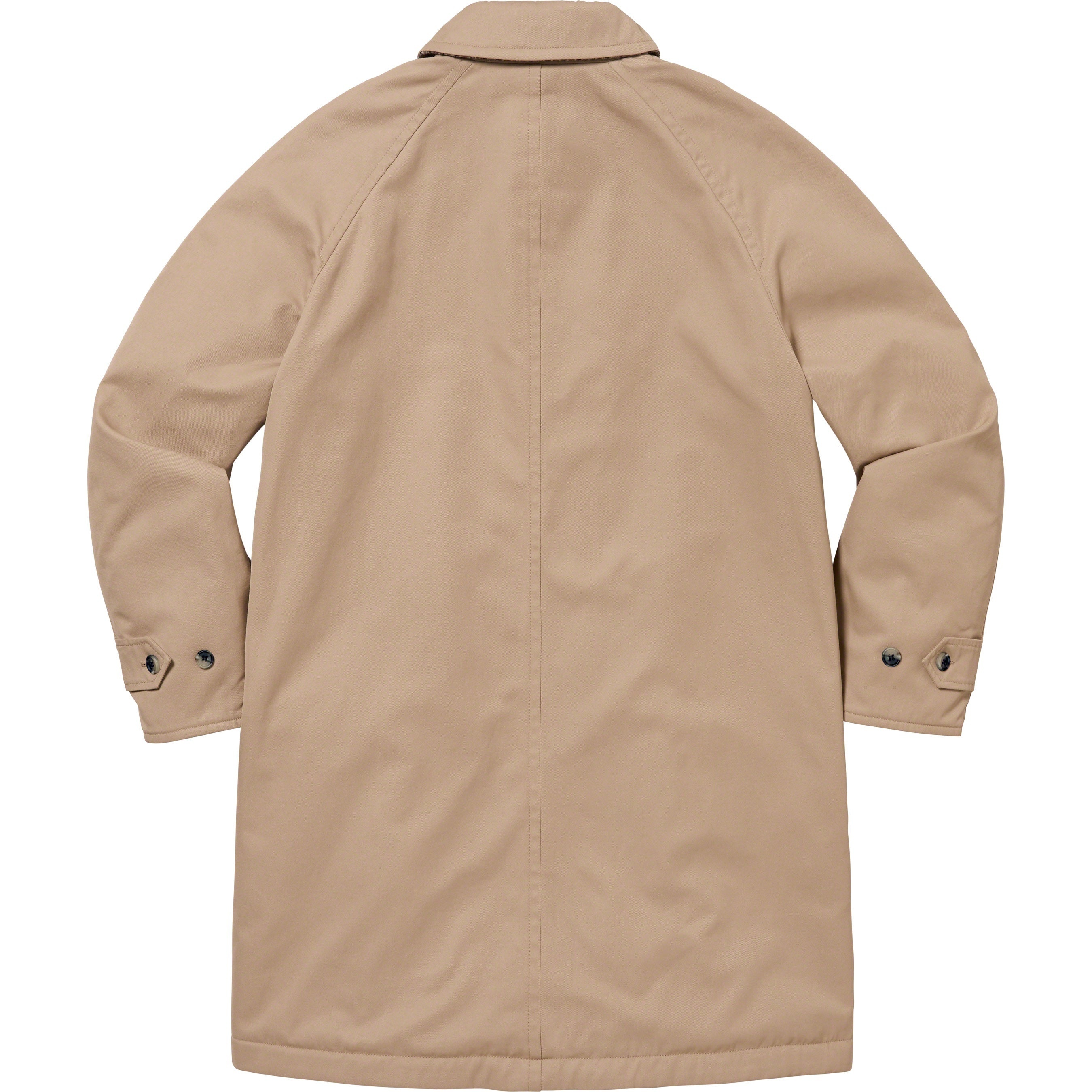 Supreme Reversible Houndstooth Overcoat (FW23) - Tan - $798