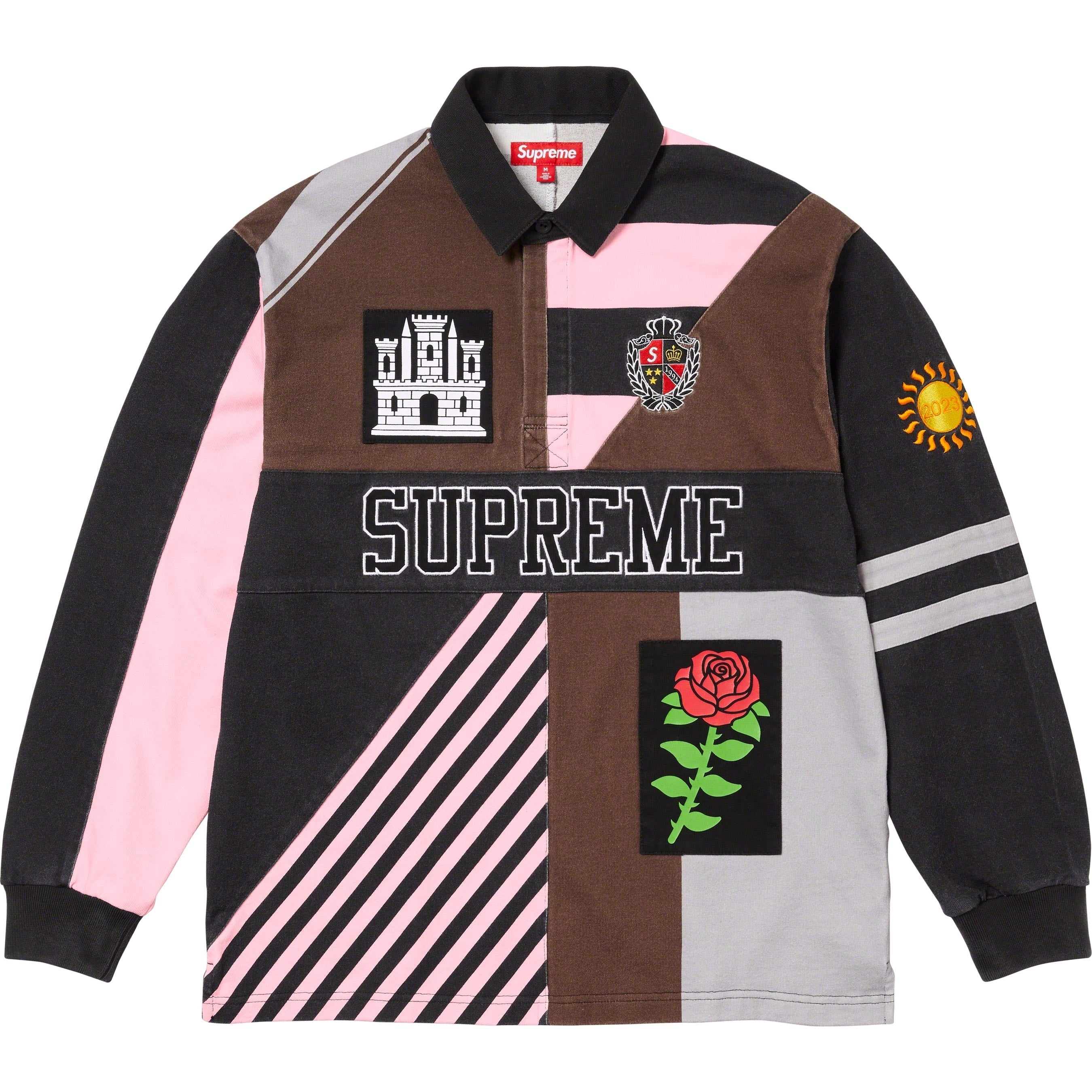 Supreme Rose Rugby (FW23) - Black - $158