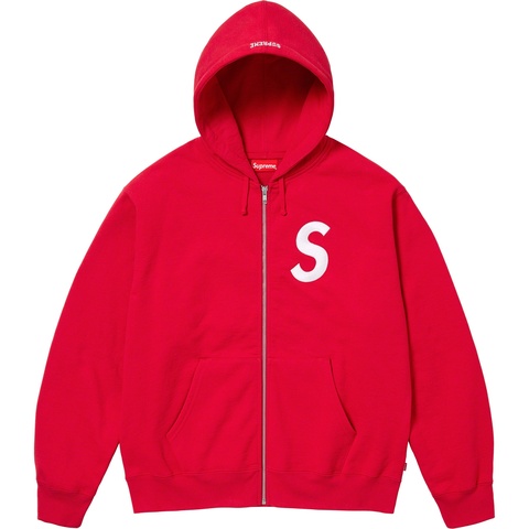 S Logo Zip Up Hooded Sweatshirt - fall/winter 2023 - Supreme