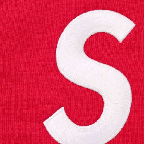 Supreme S Logo Zip Up Hooded Sweatshirt - Red