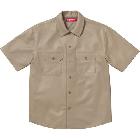 S/S Leather Work Shirt - fall/winter 2023 - Supreme