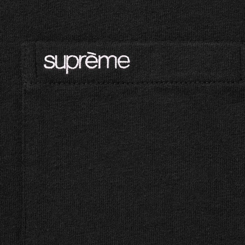 Supreme S/S Pocket Tee - Black