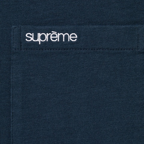 Supreme S/S Pocket Tee - Navy