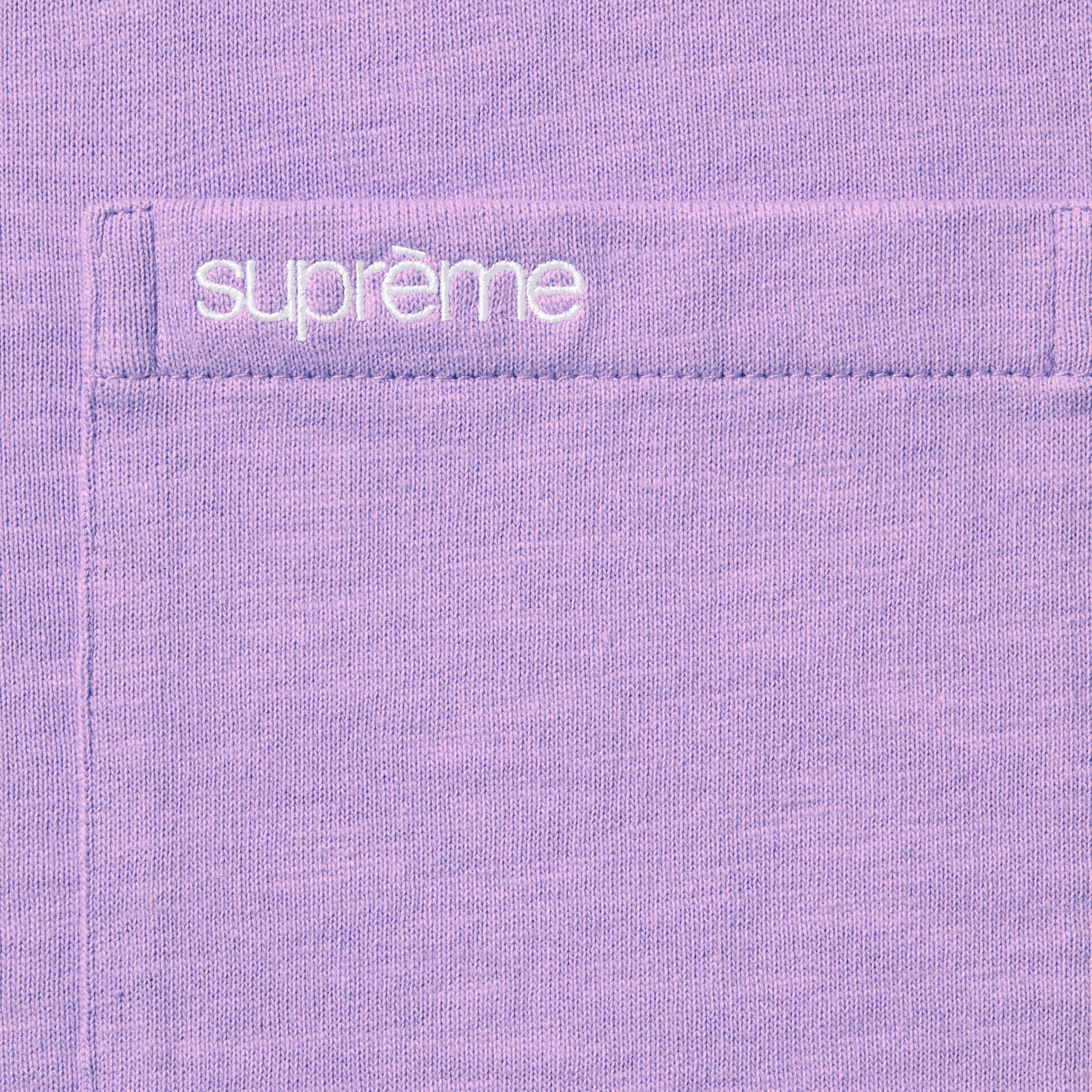 Supreme S S Pocket Tee (FW23) - Violet - $60