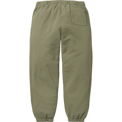 Supreme Satin Appliqué Sweatpant - Light Olive
