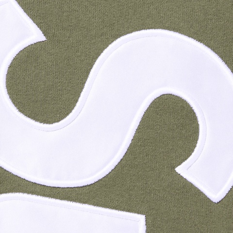 Supreme Satin Appliqué Sweatpant - Light Olive