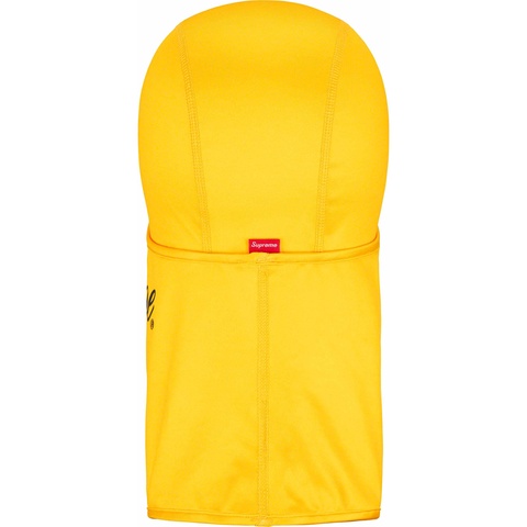 Supreme Script Lightweight Balaclava - Yellow