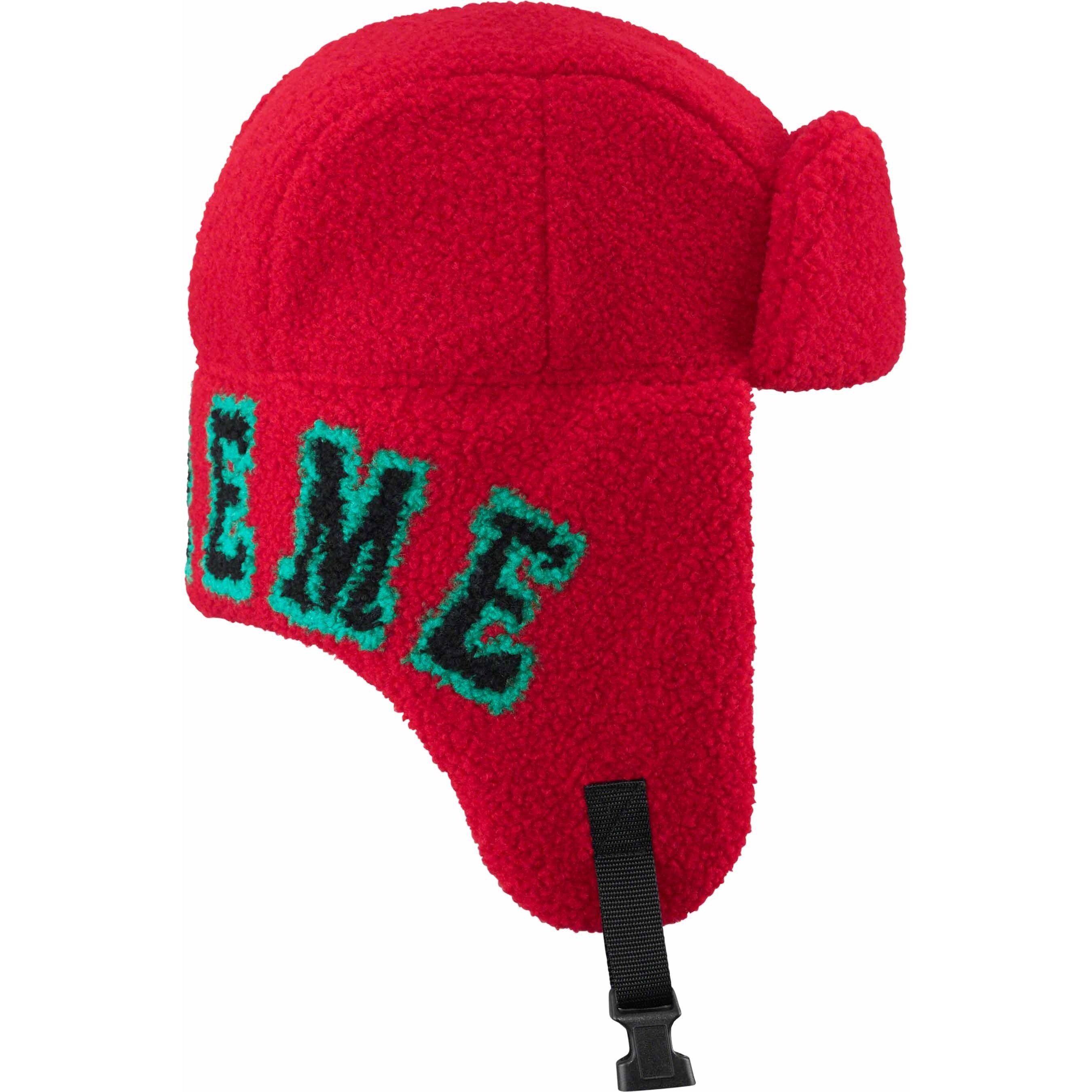 Supreme Shearling Trooper (FW23) - Red - $78