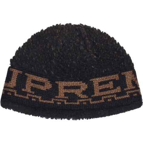 y*。様 値下げ⭕️Supreme Sherpa Logo Beanie 202 Sherpa Logo Beanie - fall/winter 2023 - Supreme