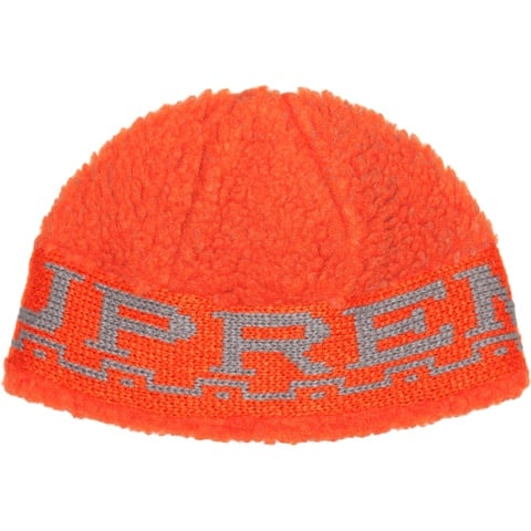 y*。様 値下げ⭕️Supreme Sherpa Logo Beanie 202 Sherpa Logo Beanie - fall/winter 2023 - Supreme