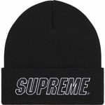 Supreme Slant Beanie (FW23) - Black