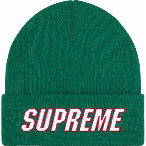Supreme Slant Beanie - Green