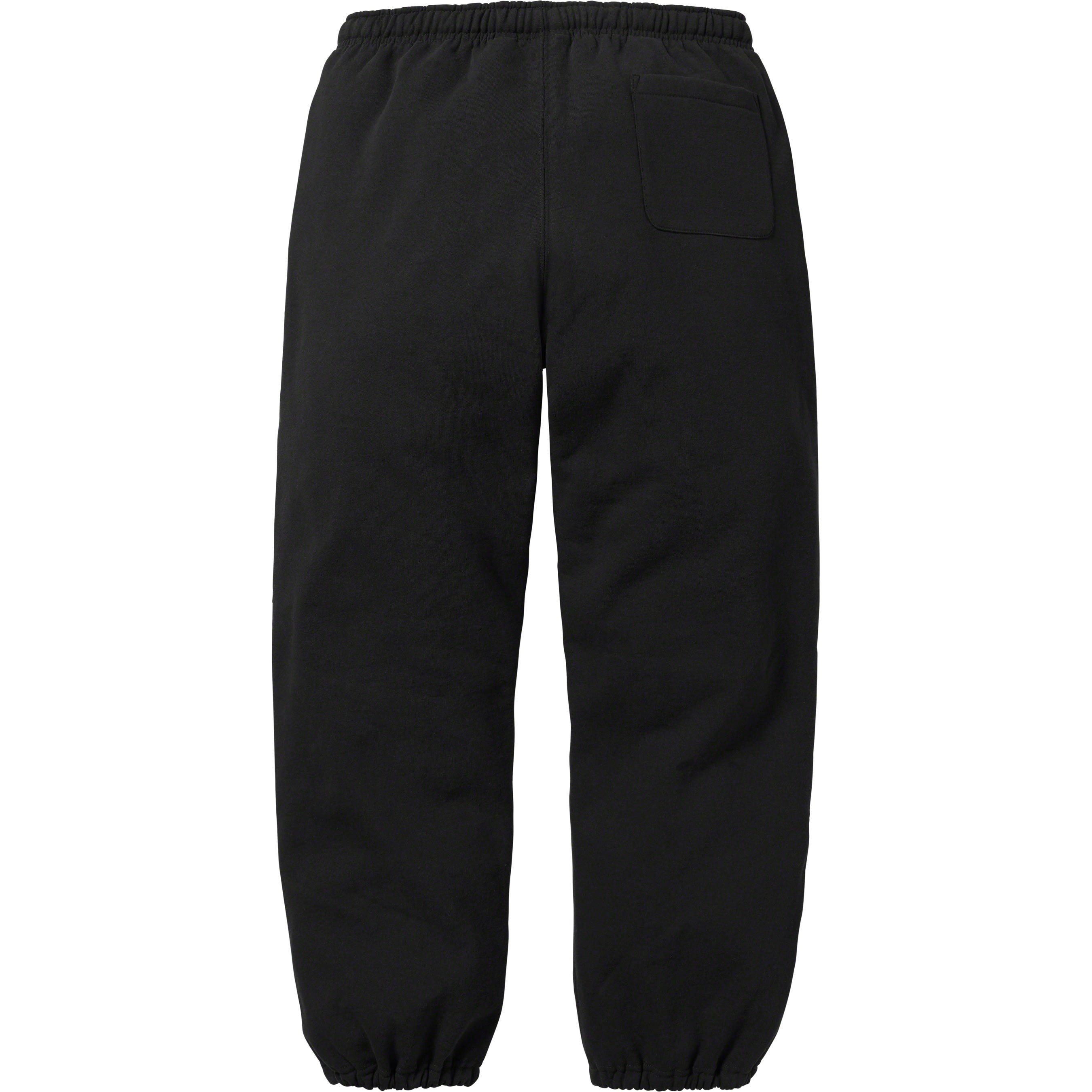 Supreme Small Box Drawcord Sweatpant (FW23) - Black - $158