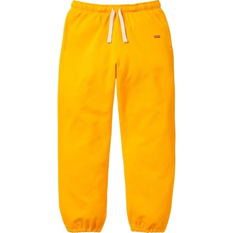 Supreme Small Box Drawcord Sweatpant - Bright Gold