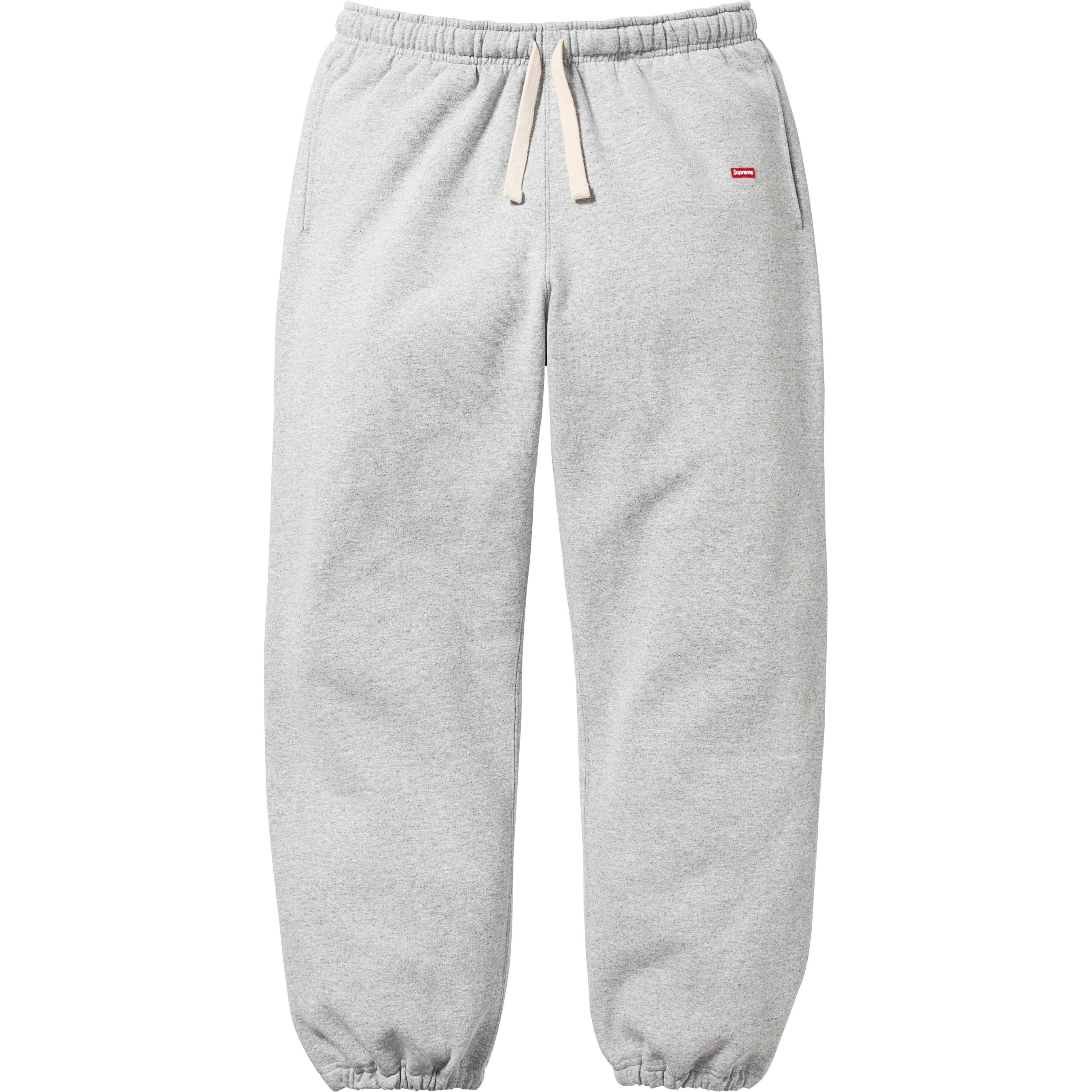 Supreme Small Box Drawcord Sweatpant (FW23) - Heather Grey - $158