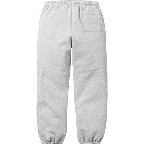 Supreme Small Box Drawcord Sweatpant - Heather Grey
