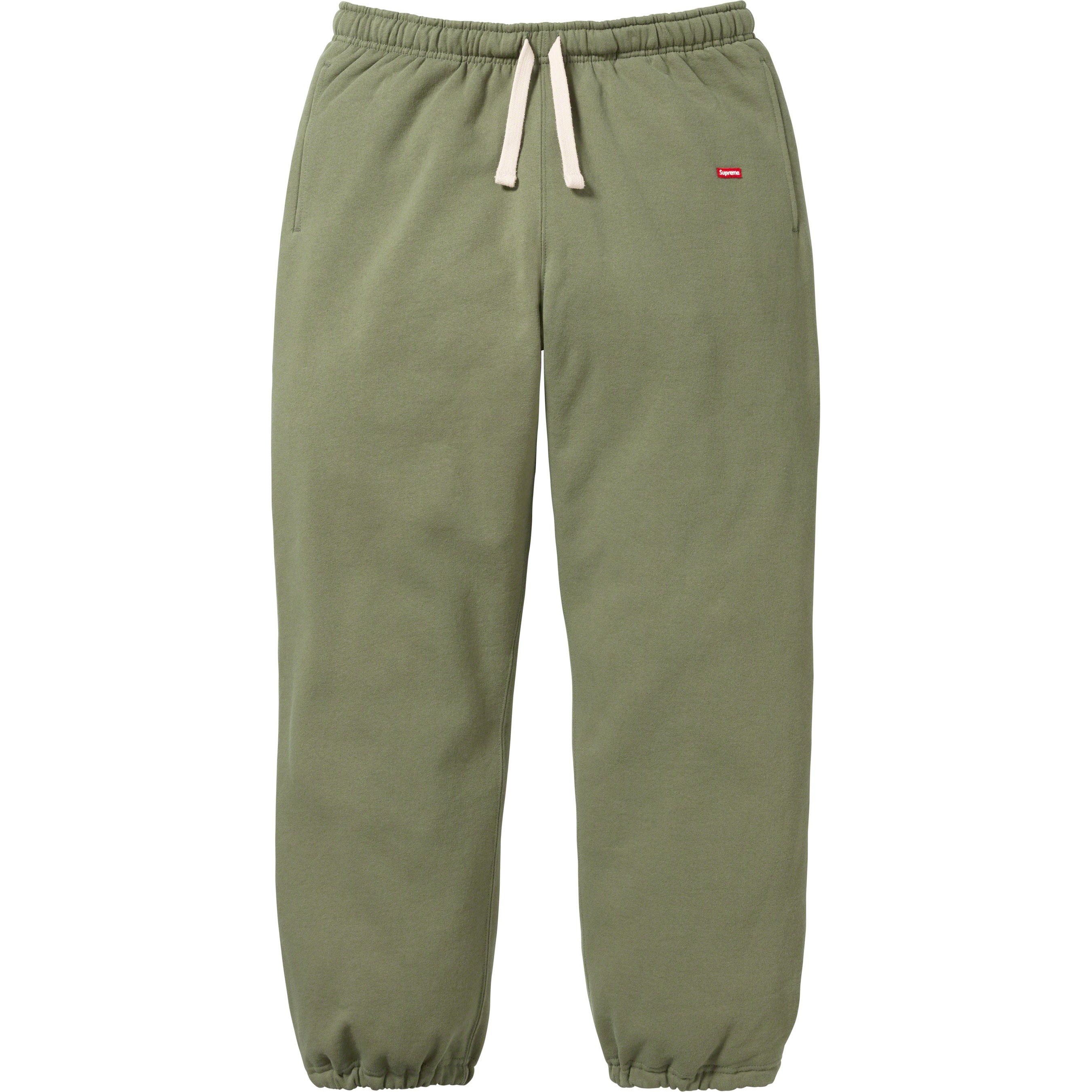 Supreme Small Box Drawcord Sweatpant (FW23) - Light Olive - $158