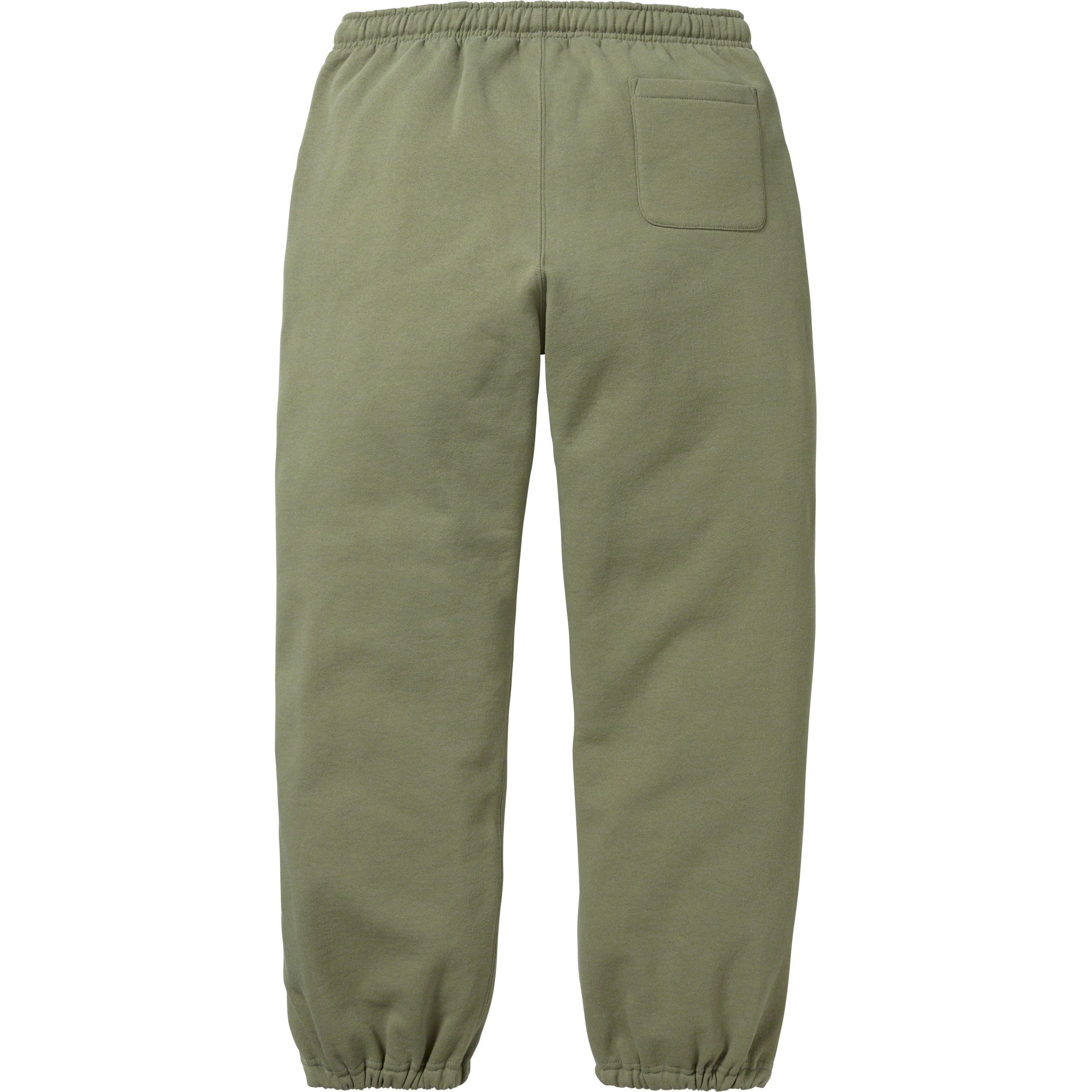Supreme Small Box Drawcord Sweatpant (FW23) - Light Olive - $158