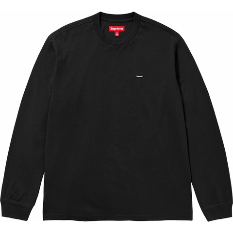 Supreme Small Box L/S Tee - Black