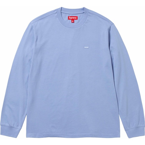Supreme Small Box L/S Tee - Lavender Blue