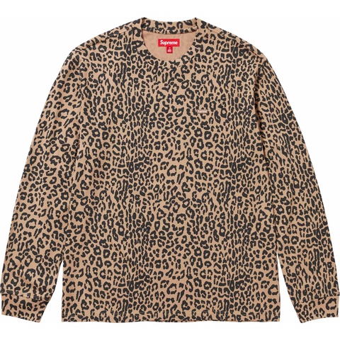 Supreme Small Box L/S Tee - Leopard