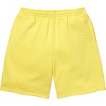 Supreme Small Box Sweatshort (FW23) - Acid Yellow