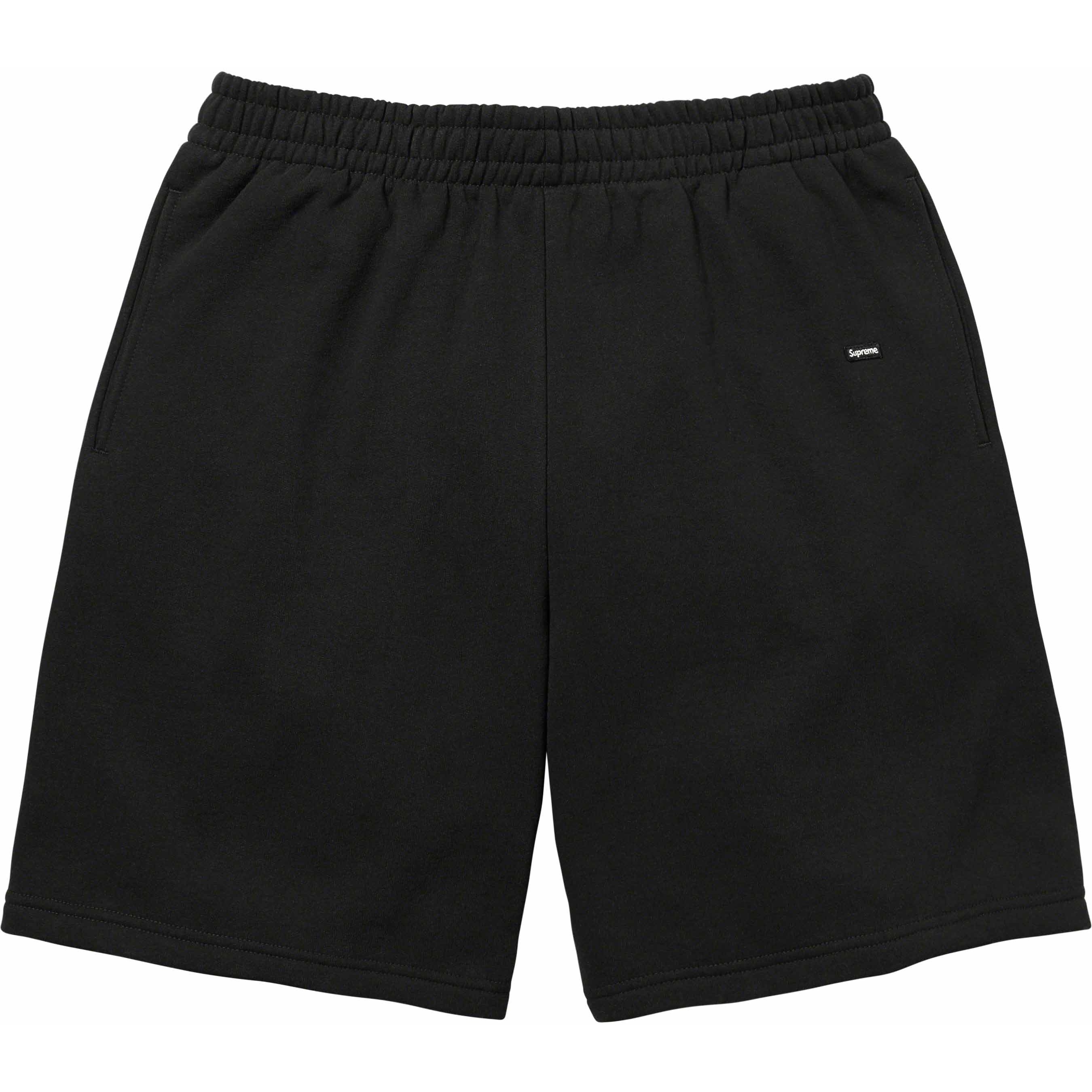 Supreme Small Box Sweatshort (FW23) - Black - $118