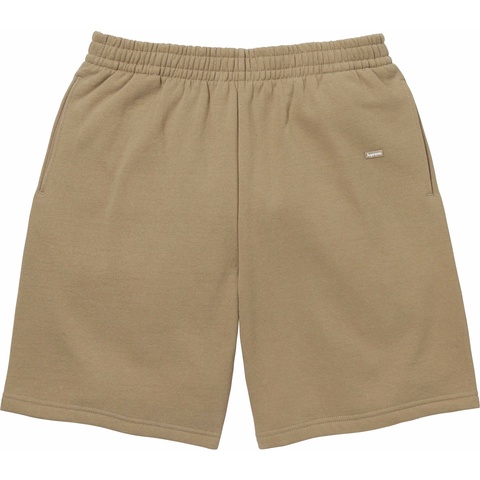 Supreme Small Box Sweatshort - Dark Sand